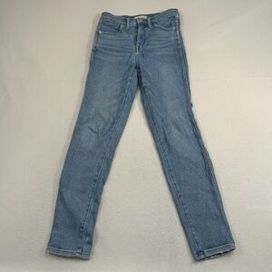 Madewell Skinny Jeans Womens Size 26 Light Blue High Rise